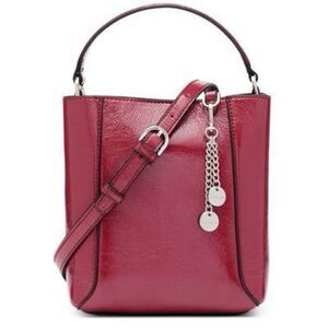 Calvin Klein Astatine Sherpa Triple‎ Compartment Mini Hobo Bag - Natural